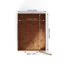 Mercia 8ft X 6ft Premium Shiplap Security Apex Shed -Garden And Outdoor Goods Store 13555783 7265033256637701