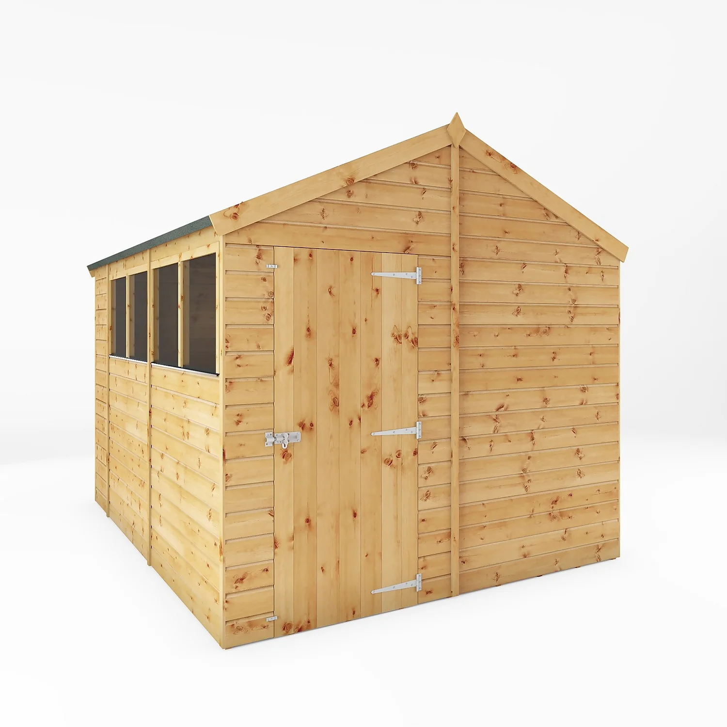 Mercia 10ft X 8ft Premium Shiplap Apex Shed - Including Installation 1 Mercia 10ft X 8ft Premium Shiplap Apex Shed - Including Installation