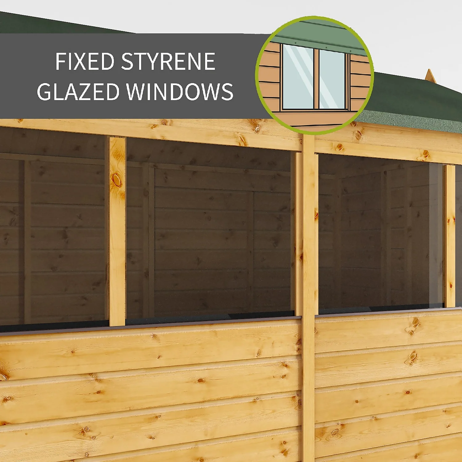 Mercia 10ft X 8ft Premium Shiplap Apex Shed - Including Installation 3 Mercia 10ft X 8ft Premium Shiplap Apex Shed - Including Installation - Image 3