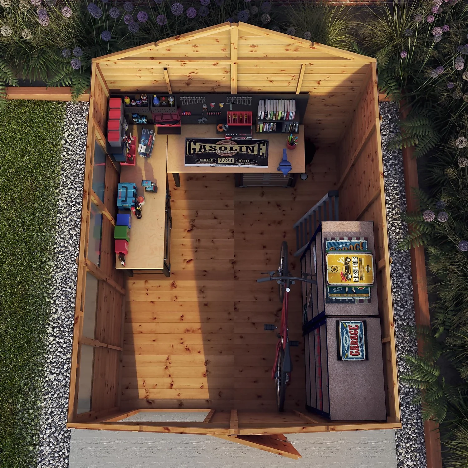 Mercia 10ft X 8ft Premium Shiplap Apex Shed - Including Installation 10 Mercia 10ft X 8ft Premium Shiplap Apex Shed - Including Installation - Image 10