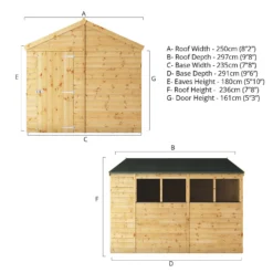 Mercia 10ft X 8ft Premium Shiplap Apex Shed - Including Installation 16 Mercia 10ft X 8ft Premium Shiplap Apex Shed - Including Installation -Garden And Outdoor Goods Store 13555791 5524949338837437