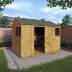 Mercia 10ft X 8ft Premium Shiplap Reverse Apex Shed -Garden And Outdoor Goods Store 13555798 2114949338782204
