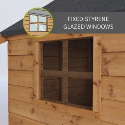 Mercia 5ft X 6ft Pent Wooden Playhouse With Tower - Installation Included -Garden And Outdoor Goods Store 13555820 9604951147490727