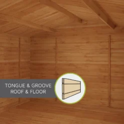 Mercia 4.5m X 3.5m Home Office Log Cabin 44mm -Garden And Outdoor Goods Store 13555849 4865025545668371