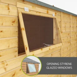 Mercia 12ft X 6ft Premium Shiplap Pent Shed -Garden And Outdoor Goods Store 13555860 8694949337303447