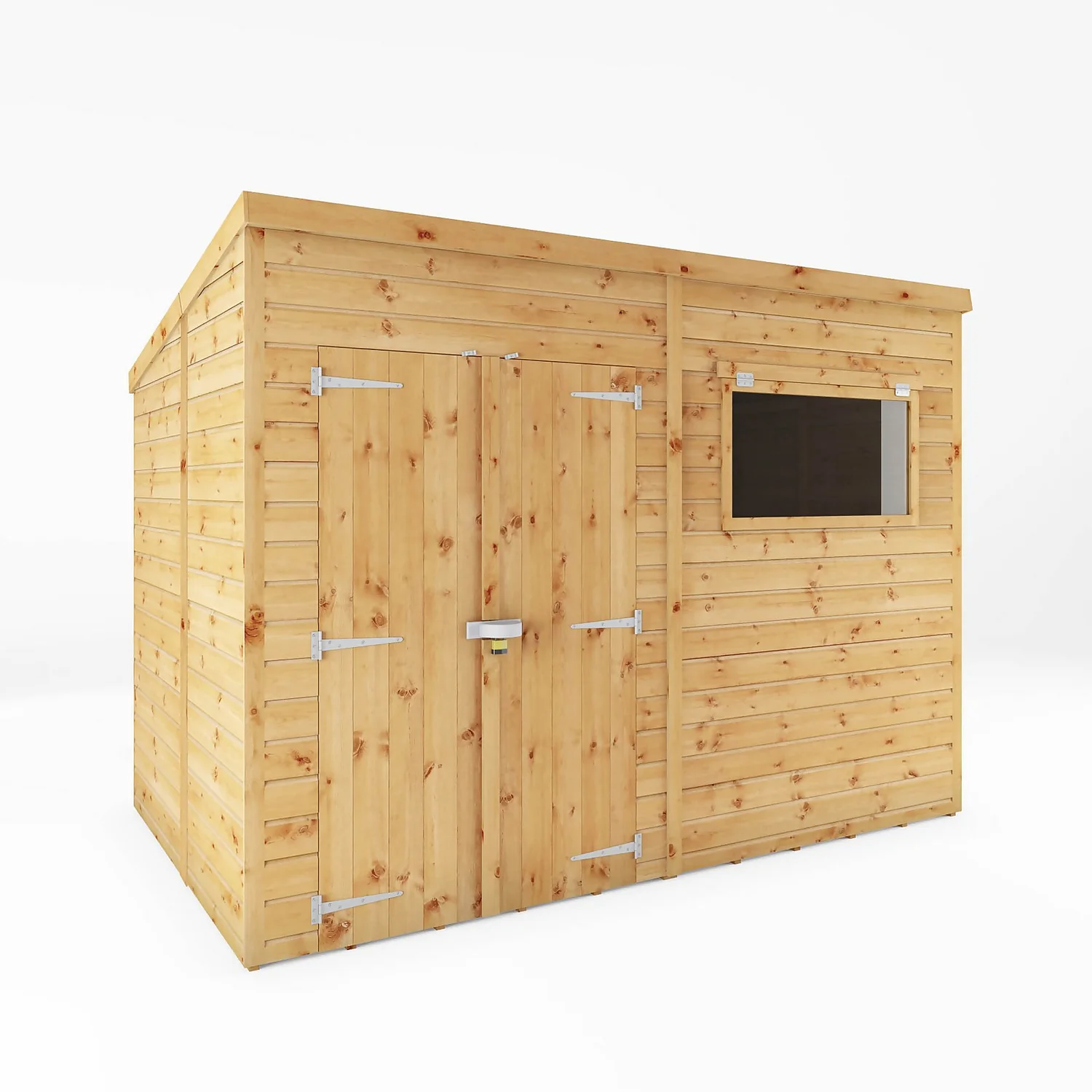 Mercia 10ft X 8ft Premium Shiplap Pent Shed 1 Mercia 10ft X 8ft Premium Shiplap Pent Shed