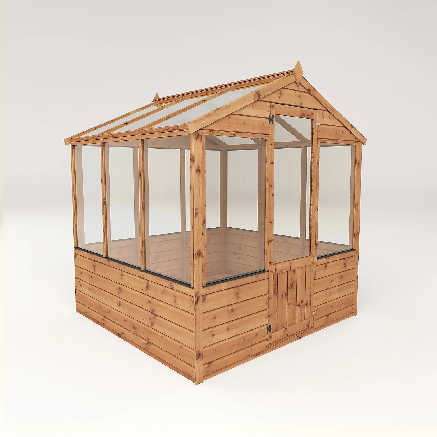 Mercia Wooden Greenhouse - 6x6ft 1 Mercia Wooden Greenhouse - 6x6ft