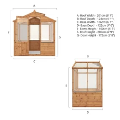 Mercia Wooden Greenhouse - 4x6ft -Garden And Outdoor Goods Store 13628419 3025028840036735