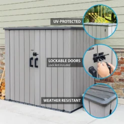 Lifetime Plastic Outdoor Utility Shed -Garden And Outdoor Goods Store 13660825 1594949054162466
