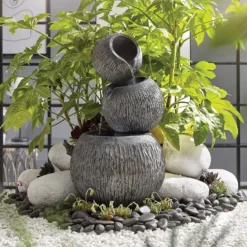 Stylish Fountain Illusion Falls Water Feature With LEDs 9 Stylish Fountain Illusion Falls Water Feature With LEDs -Garden And Outdoor Goods Store 13846045 1784962027585657