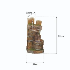 Stylish Fountain Fence Post Pours Water Feature With LEDs 7 Stylish Fountain Fence Post Pours Water Feature With LEDs -Garden And Outdoor Goods Store 13846055 2704978881001455