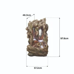 Stylish Fountain Colorado Falls Water Feature With LEDs -Garden And Outdoor Goods Store 13846061 1254978880621934