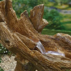 Stylish Fountain Knotted Willow Falls Water Feature With LEDs -Garden And Outdoor Goods Store 13846064 1284962028036575