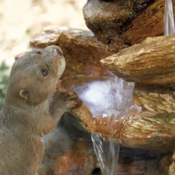 Stylish Fountain Otter Pools Water Feature With LEDs 10 Stylish Fountain Otter Pools Water Feature With LEDs -Garden And Outdoor Goods Store 13846071 4324962028308486