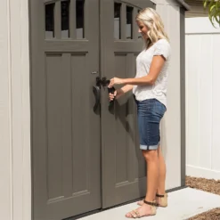 Lifetime 17.5 X 8ft Dual Entry Outdoor Storage Shed - Installation Included -Garden And Outdoor Goods Store 13911315 1264978028047539