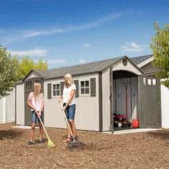 Lifetime 17.5 X 8ft Dual Entry Outdoor Storage Shed - Installation Included -Garden And Outdoor Goods Store 13911315 1404978027978446