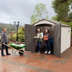 Lifetime 7 X 12ft Outdoor Storage Shed - Installation Included -Garden And Outdoor Goods Store 13911317 1474978028035020