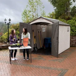 Lifetime 7 X 12ft Outdoor Storage Shed - Installation Included -Garden And Outdoor Goods Store 13911317 6224978028092695