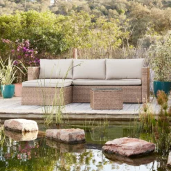 Alexandria Rattan Effect Garden Corner Sofa Set -Garden And Outdoor Goods Store 13936306 1825022386450172