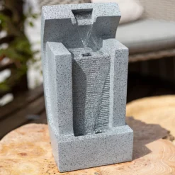 Stylish Fountain Kiso Column Garden Water Feature With LEDs -Garden And Outdoor Goods Store 13947172 1325005844798628