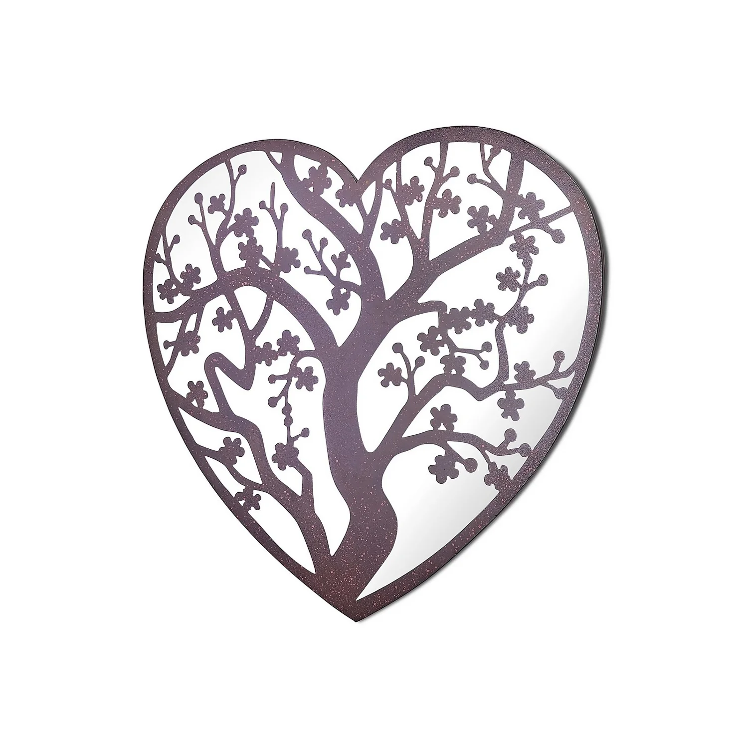 MirrorOutlet Metal Heart Shaped Tree Decorative Garden Mirror - 70x70cm 1 MirrorOutlet Metal Heart Shaped Tree Decorative Garden Mirror - 70x70cm