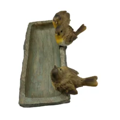 Homebase Wood Log Bird Bath With Birds 9 Homebase Wood Log Bird Bath With Birds -Garden And Outdoor Goods Store 13955522 7495014596921816
