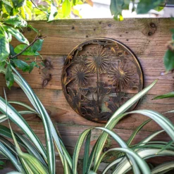 Allium Garden Wall Art 35cm - Antique Bronze 6 Allium Garden Wall Art 35cm - Antique Bronze -Garden And Outdoor Goods Store 13981005 1135005835194086