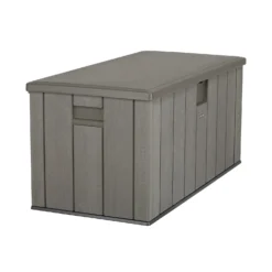 LIFETIME 568L Outdoor Storage Deck Box - Rough-Cut Brown -Garden And Outdoor Goods Store 13997406 2064999835488896