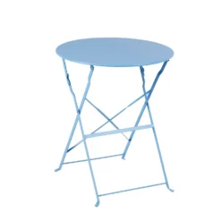 Millie Metal Bistro Set - Blue -Garden And Outdoor Goods Store 14005783 1995022384428895