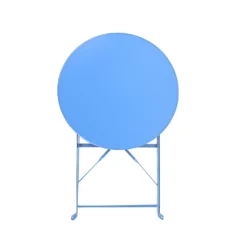 Millie Metal Bistro Set - Blue -Garden And Outdoor Goods Store 14005783 3945018250015570