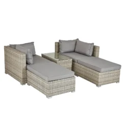 Cairo Grey Rattan Effect Garden Sofa Set 15 Cairo Grey Rattan Effect Garden Sofa Set -Garden And Outdoor Goods Store 14005786 1105022103051854