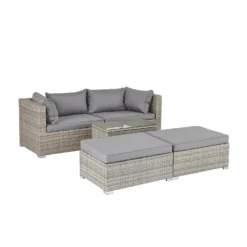 Cairo Grey Rattan Effect Garden Sofa Set 14 Cairo Grey Rattan Effect Garden Sofa Set -Garden And Outdoor Goods Store 14005786 2075022102996918