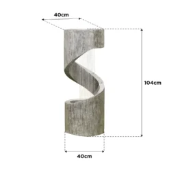 Stylish Fountain Spiral Showers Water Feature With LEDs 5 Stylish Fountain Spiral Showers Water Feature With LEDs -Garden And Outdoor Goods Store 14519354 4325047822566918