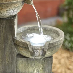 Stylish Fountain Ash Columns Water Feature With LEDs 8 Stylish Fountain Ash Columns Water Feature With LEDs -Garden And Outdoor Goods Store 14519359 2355047822573173