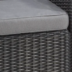 Keter California 2 Seater Outdoor Balcony Deluxe Garden Furniture Set - Graphite With Grey Cushions 11 Keter California 2 Seater Outdoor Balcony Deluxe Garden Furniture Set - Graphite With Grey Cushions -Garden And Outdoor Goods Store 14539592 2095041802288703